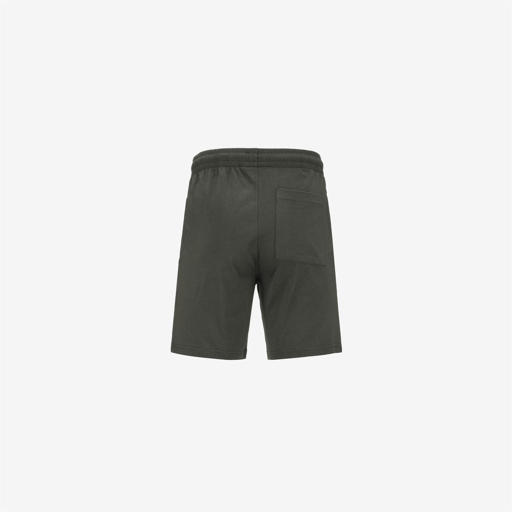 Shorts_Unisex_LAURENT JERSEY_Sport Shorts_GREEN BLACKISH - Commercial 2