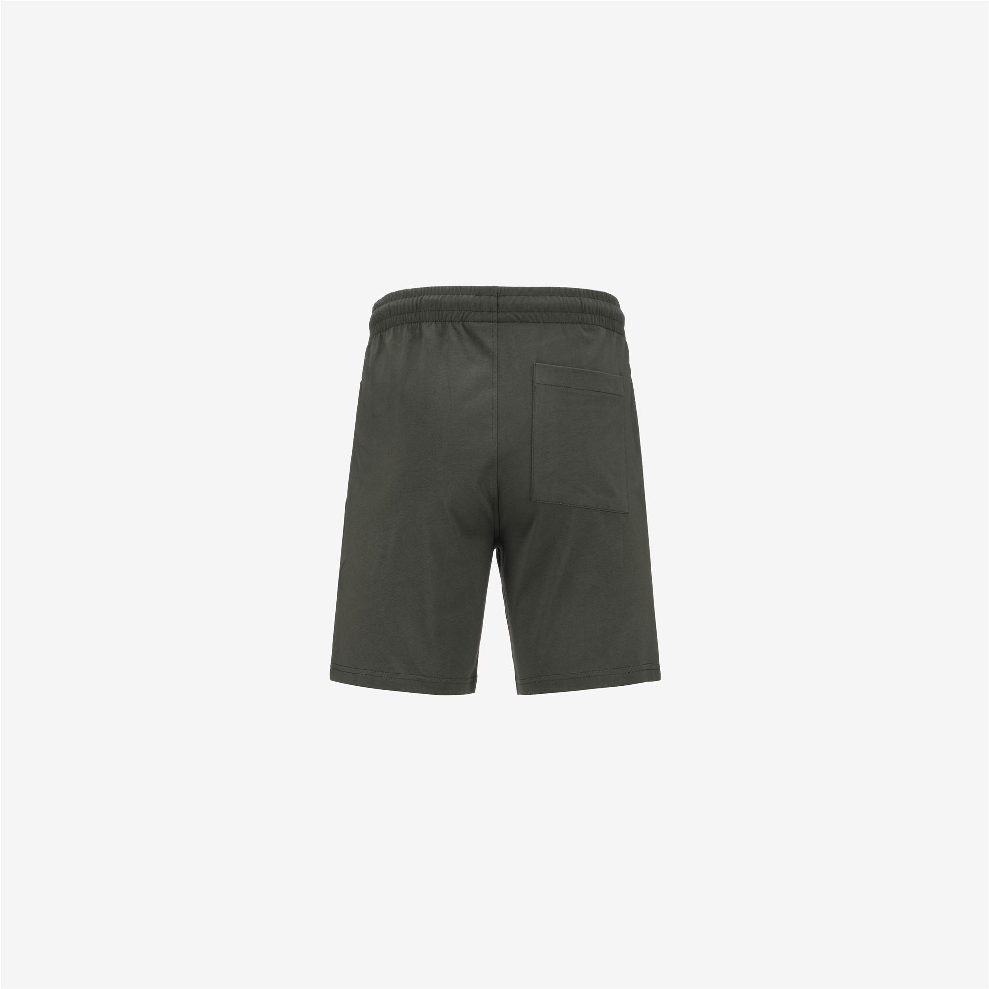 Shorts_Unisex_LAURENT JERSEY_Sport Shorts_GREEN BLACKISH - Commercial 2
