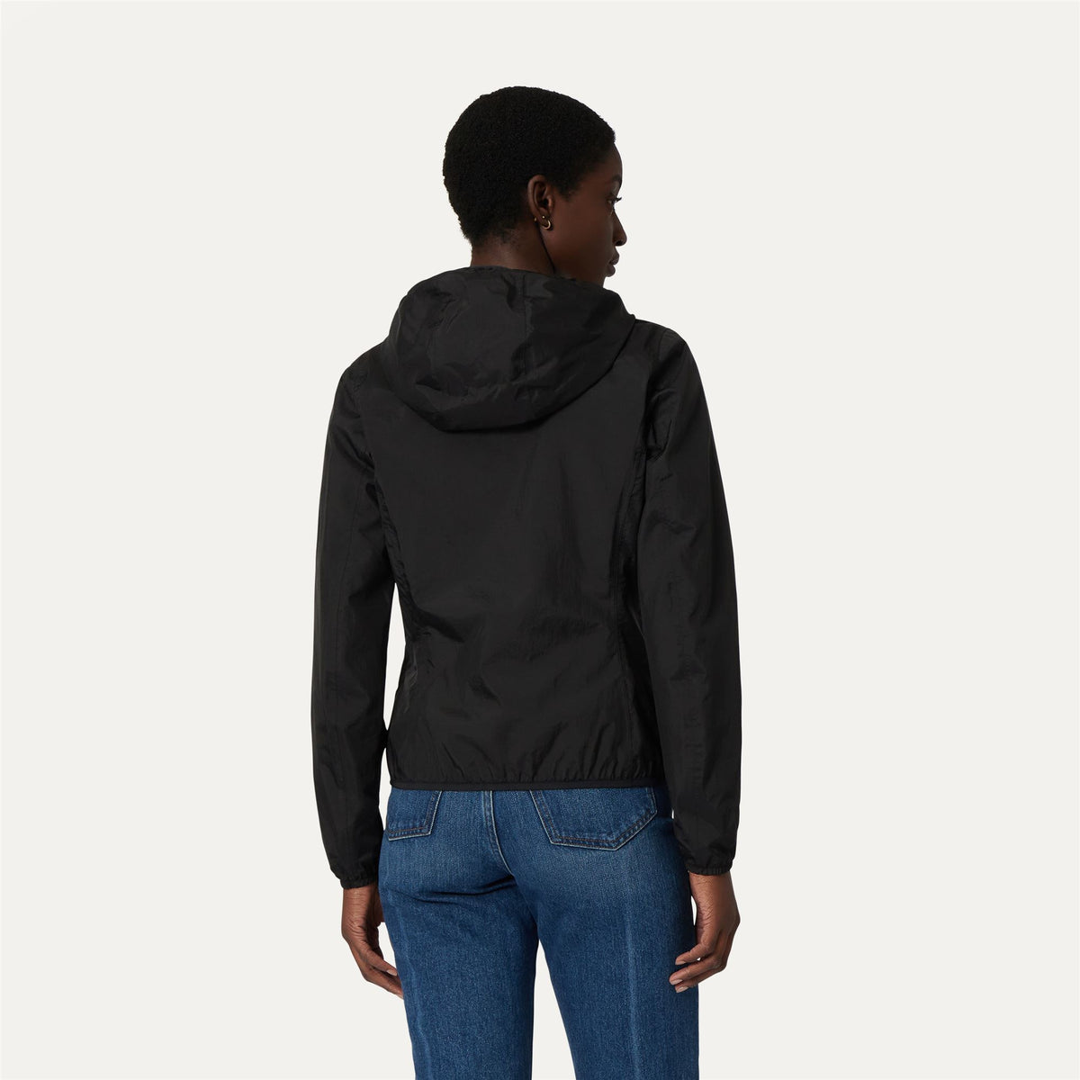 Jackets_WOMAN_LILY DOUBLE PETAL_Short_Black Pure - Commercial 6