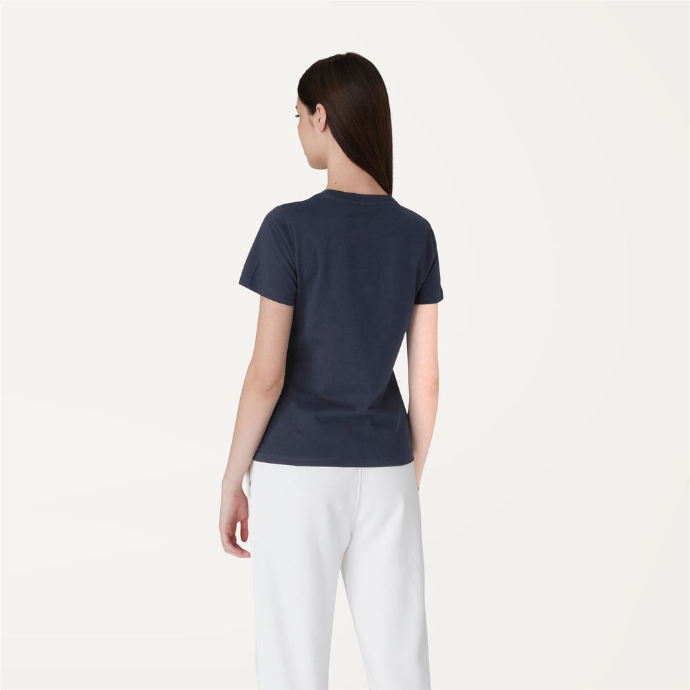 Deep Blue Women's Casual Cotton T-Shirt 02