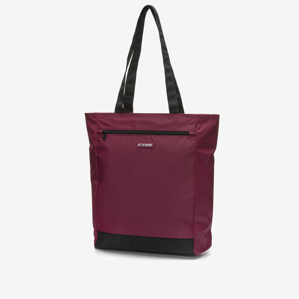 Bags Unisex ELLIANT Shopping Bag RED DK Dressed Front (jpg Rgb)	