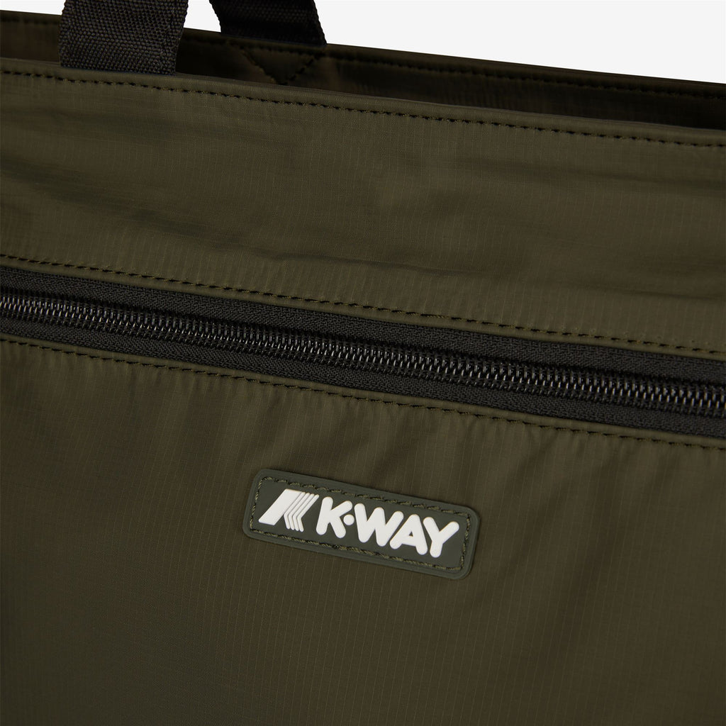 Bags_UNISEX_ELLIANT_Shopping Bag_GREEN BLACKISH - Commercial 3