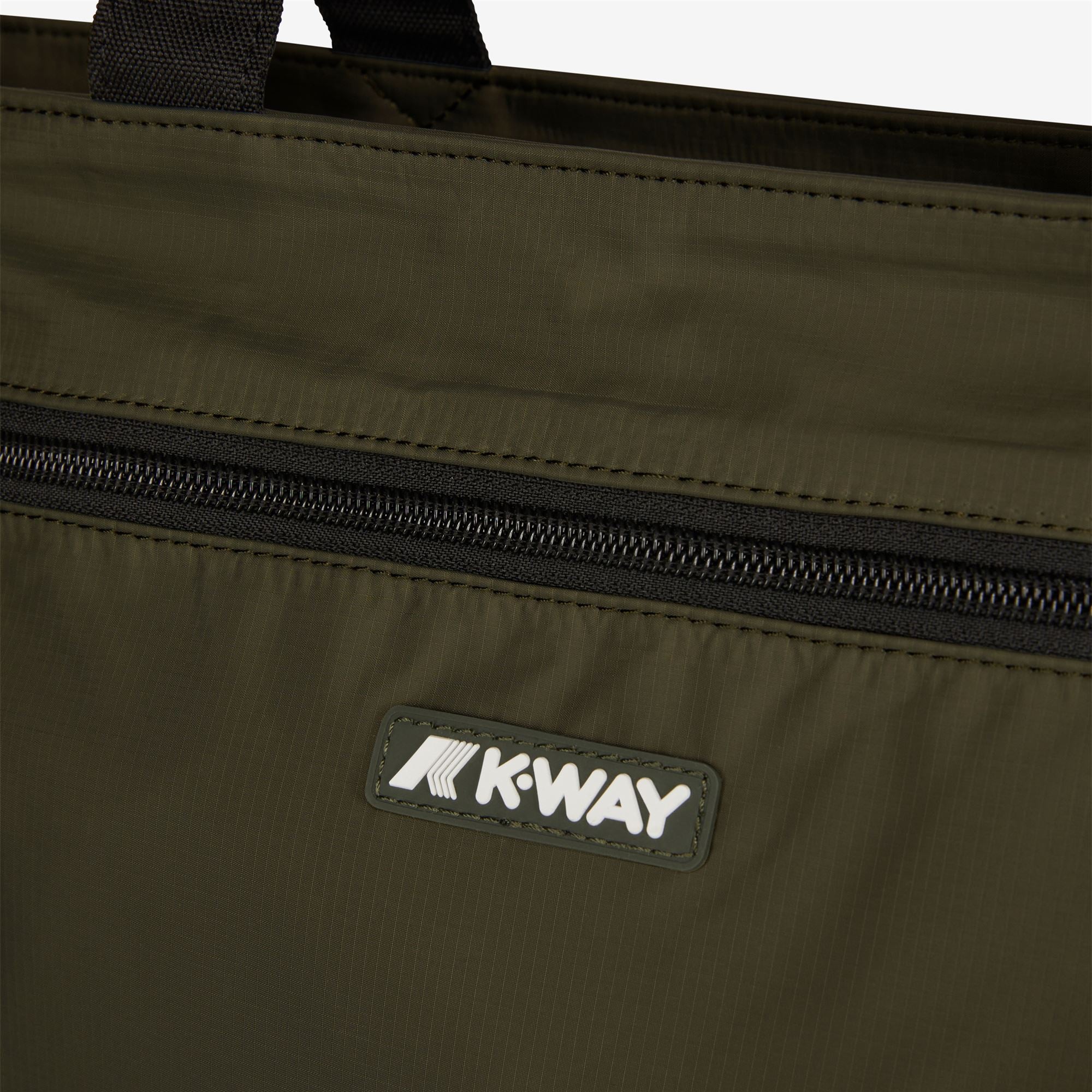 Bags_UNISEX_ELLIANT_Shopping Bag_GREEN BLACKISH - Commercial 3
