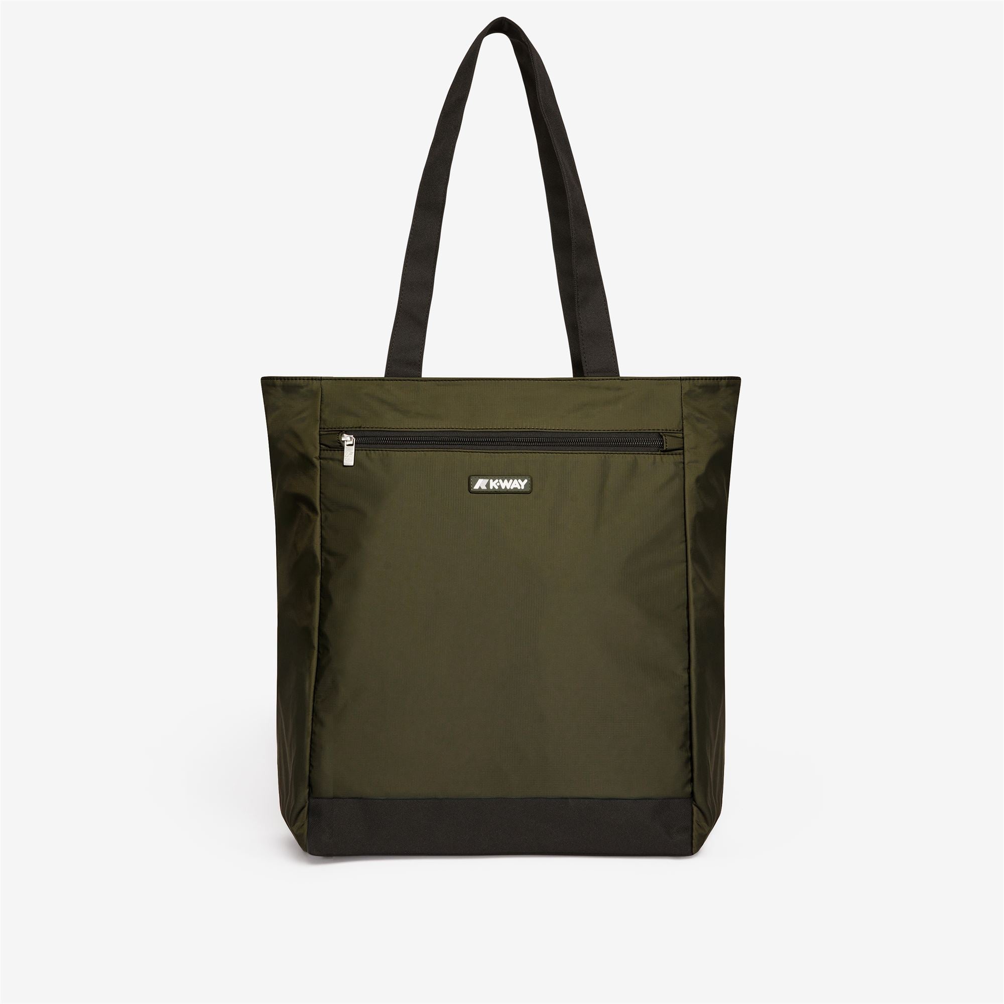 Bags_UNISEX_ELLIANT_Shopping Bag_GREEN BLACKISH - Commercial 1