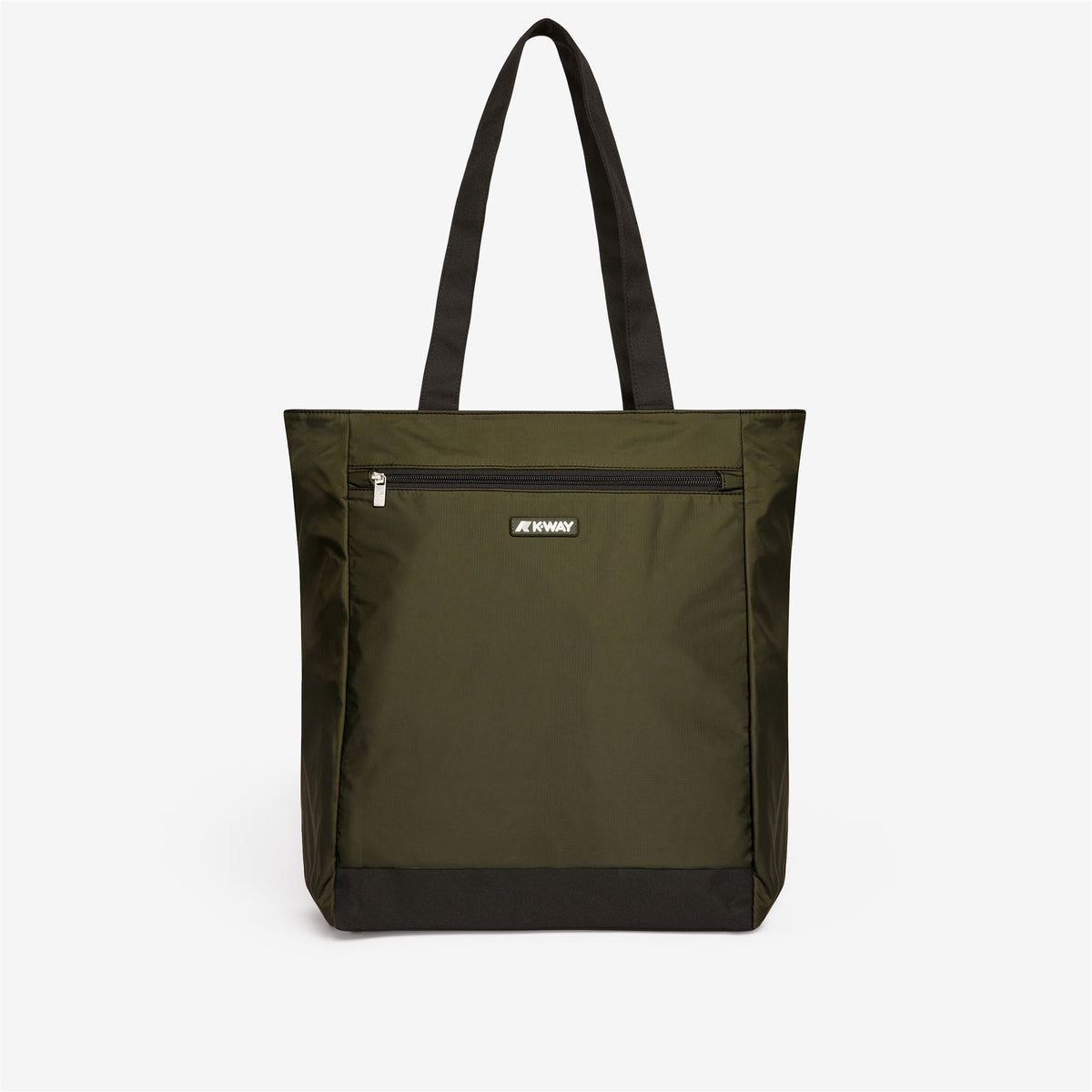 Bags_UNISEX_ELLIANT_Shopping Bag_GREEN BLACKISH - Commercial 1