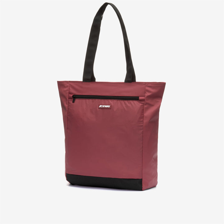 Brown Red Unisex Waterproof Shopping Bag for Travel and Leisure 2