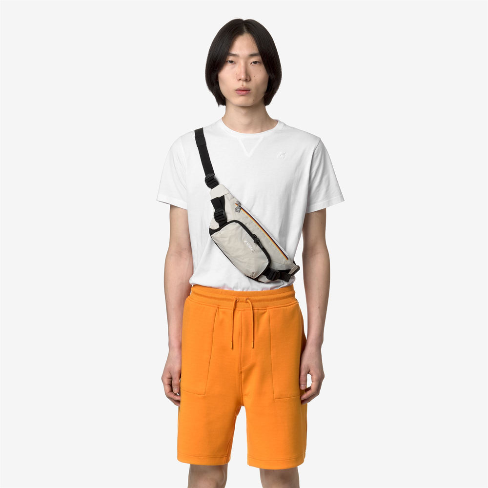 Beige Grey Unisex Waterproof Waist Bag for City Essentials 02