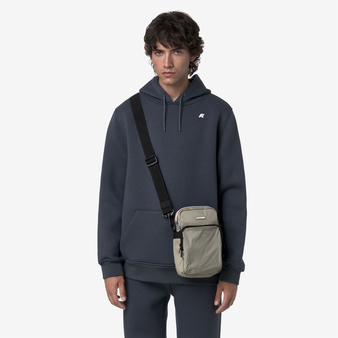 Borsa a tracolla unisex verde con caratteristiche impermeabili main