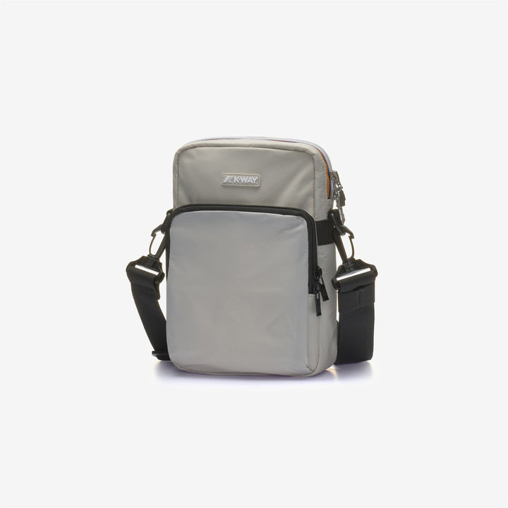 Bolso de hombro impermeable unisex beige y gris para uso urbano 2