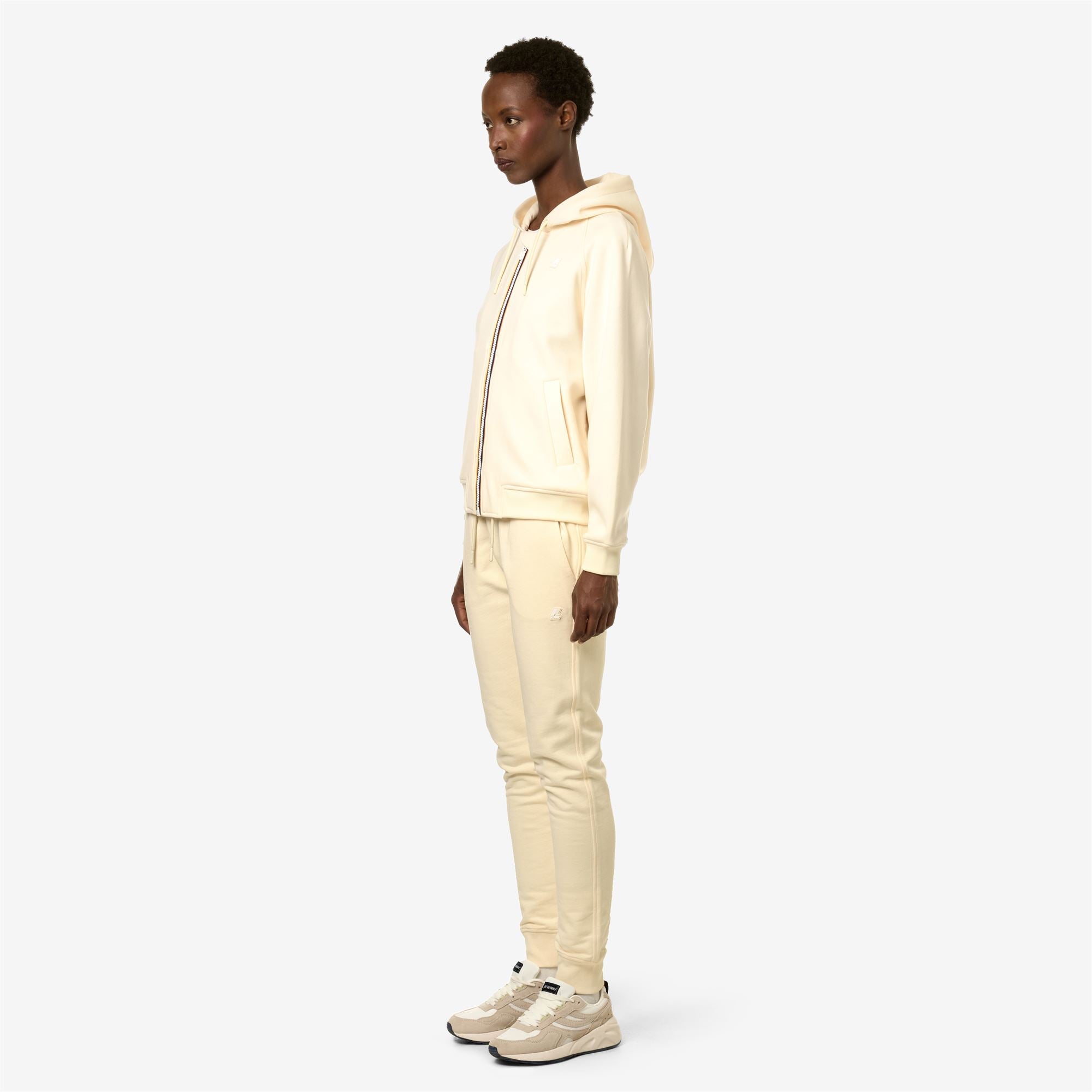 Pants_Woman_GINEVRA_Sport Trousers_Beige Shortbread - Commercial 5
