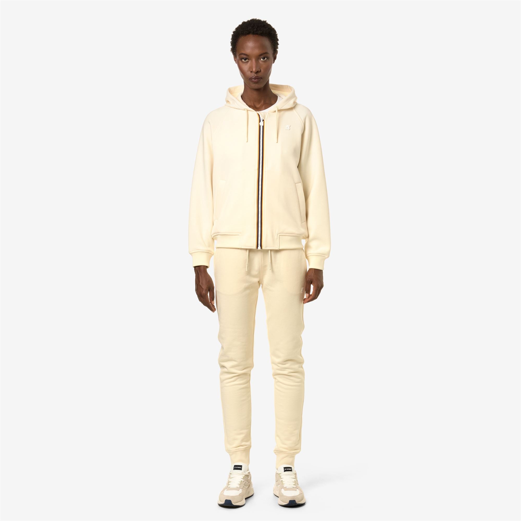 Pants_Woman_GINEVRA_Sport Trousers_Beige Shortbread - Commercial 4