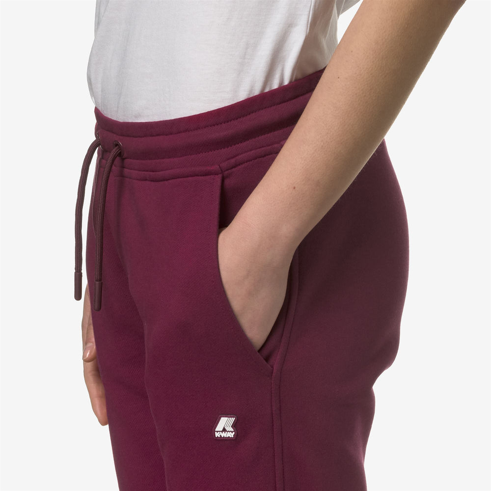 Pants Woman GINEVRA Sport Trousers RED DK Detail Double				
