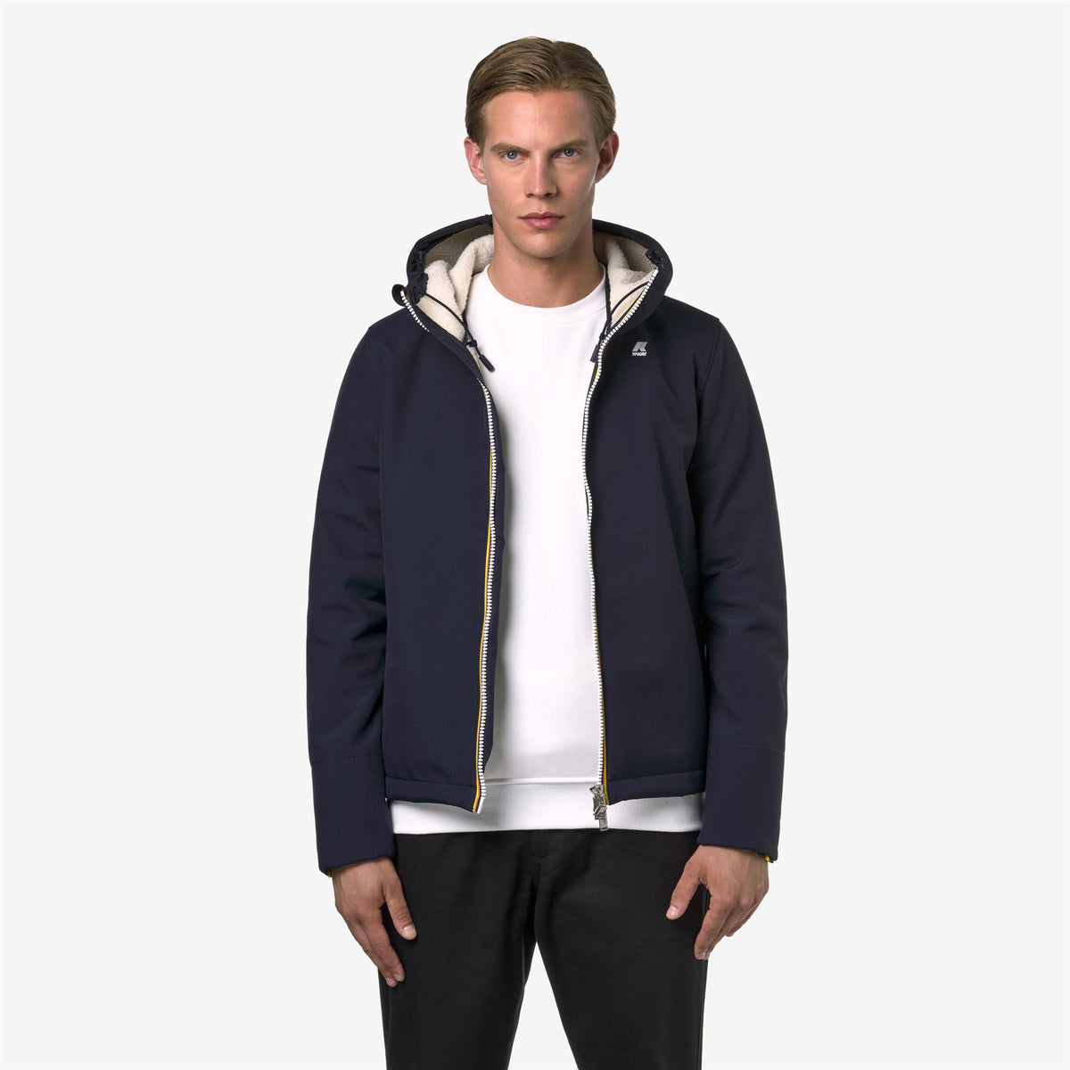 Jackets_Man_ARSENEL BONDED RIPSTOP SHERPA_Short_BLUE DEPTH - NATURAL - Commercial 4