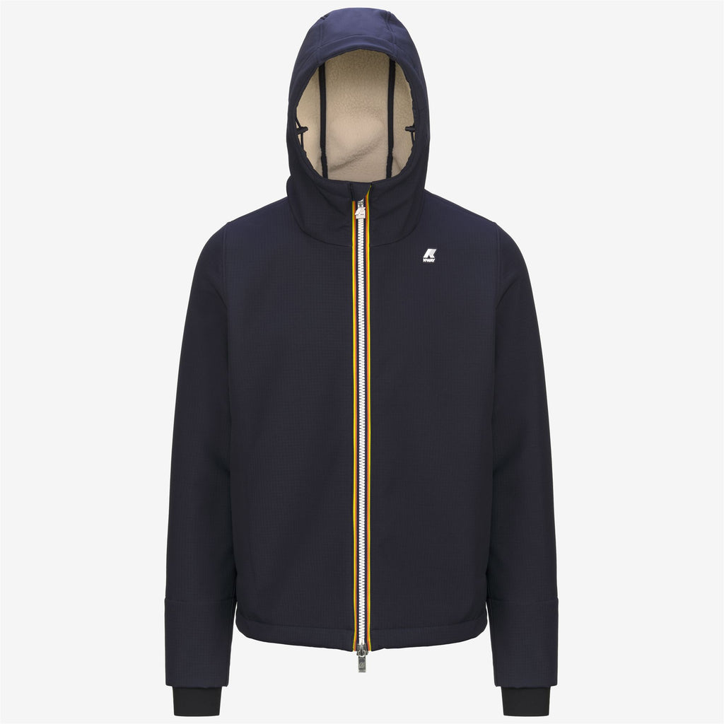 Jackets_Man_ARSENEL BONDED RIPSTOP SHERPA_Short_BLUE DEPTH - NATURAL - Commercial 1