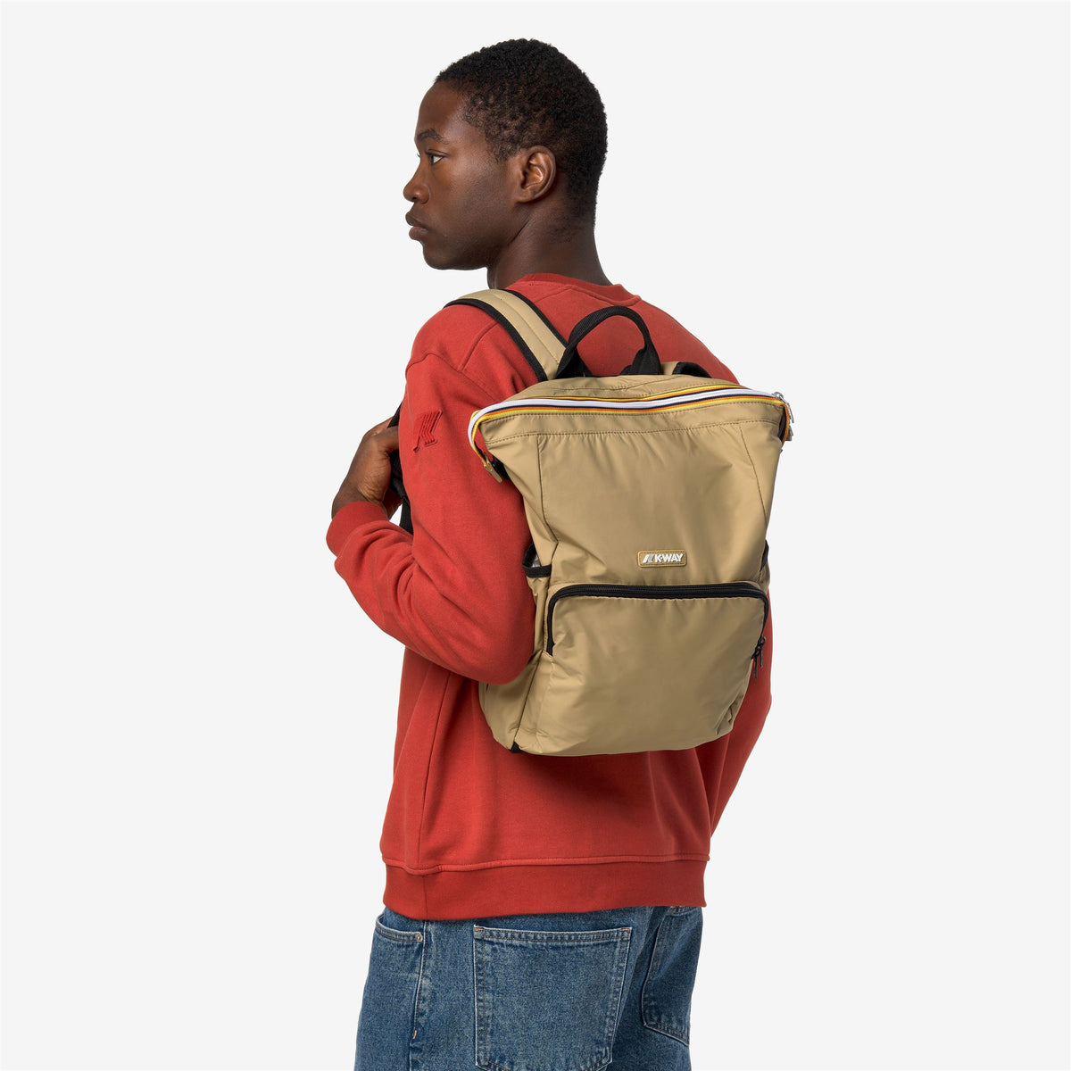 Bags_Unisex_MAIZY_Backpack_Beige Khaki - Commercial 5