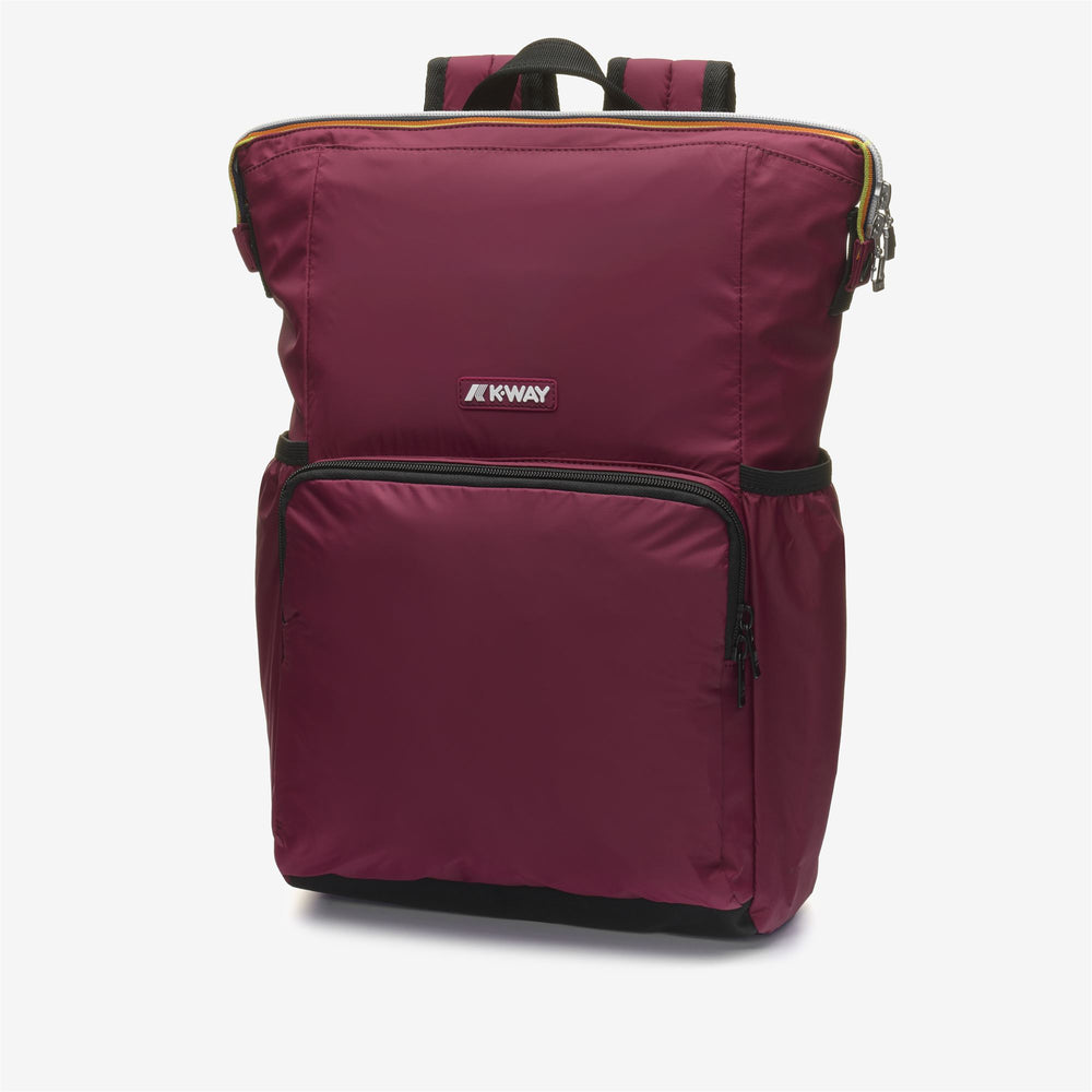Bags Unisex MAIZY Backpack RED DK Dressed Front (jpg Rgb)	