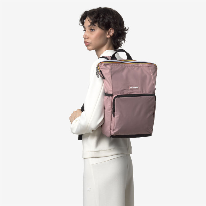 Pink unisex Backpack with Waterproof Features and Smart Pockets 4