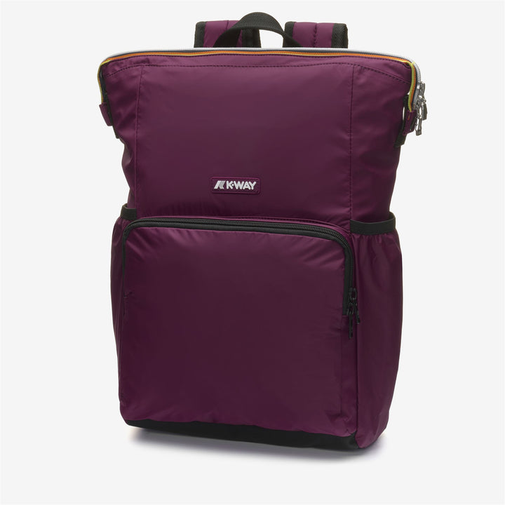 Violet Unisex Waterproof City Backpack with Laptop Sleeve 2