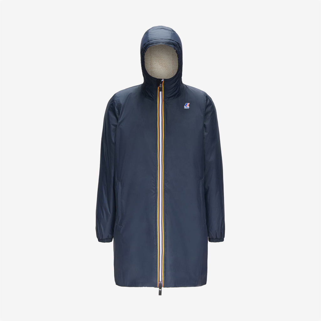 Jackets_Kid unisex_P. LE VRAI 3.0 EIFFEL ORSETTO_3/4 Length_Blue Depht-Ecru - Blue Depht - Commercial 1