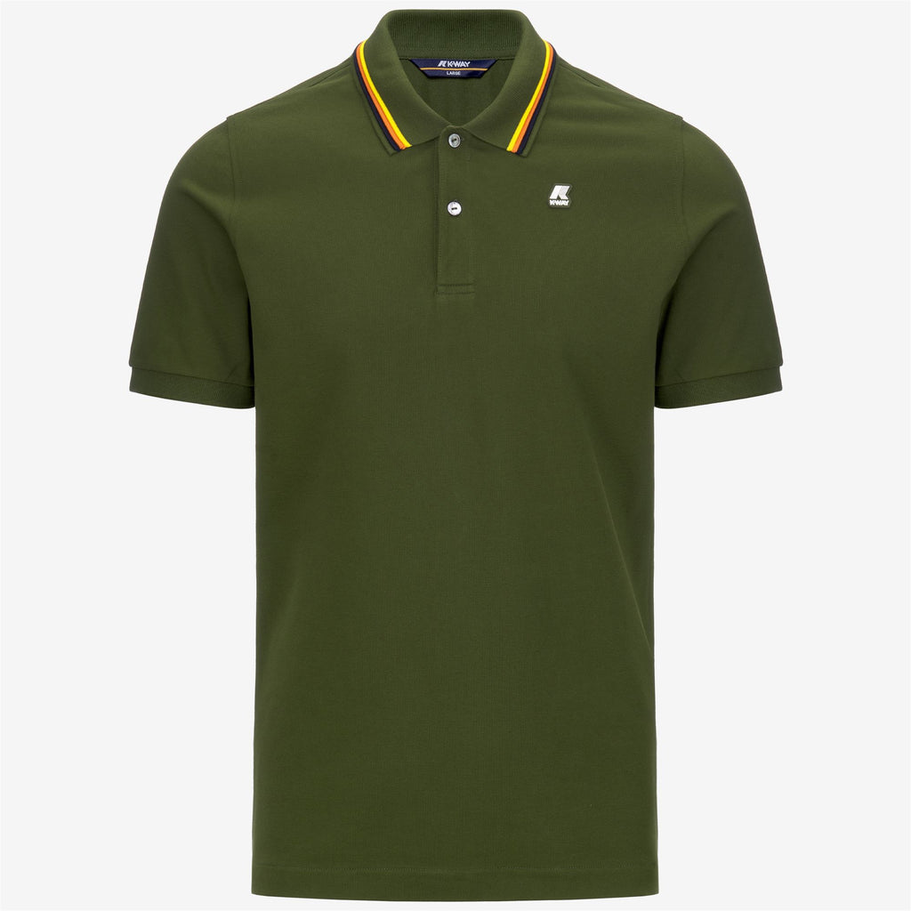 Polo Shirts_Man_JUD_Polo_Green Cypress - Commercial 1