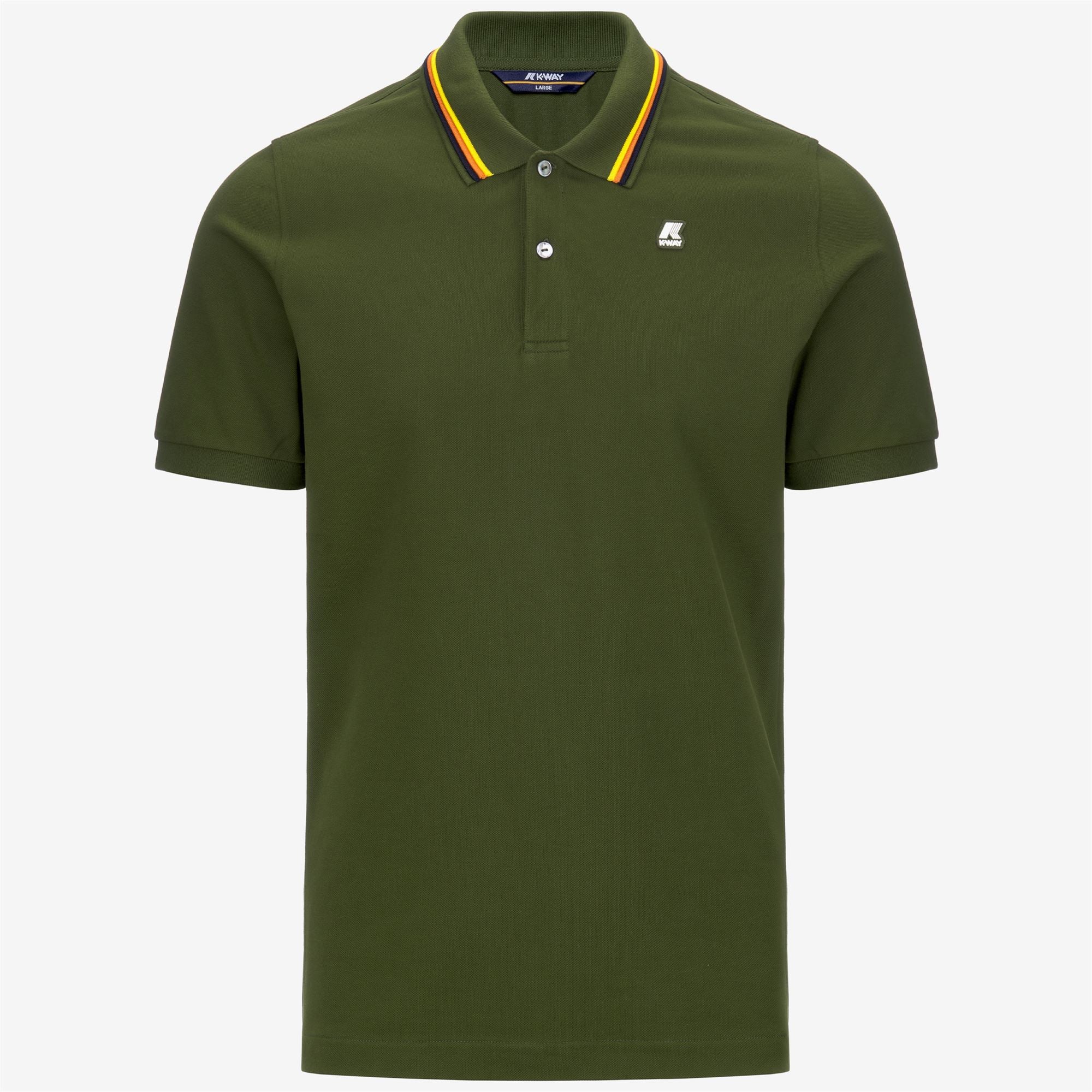 Polo Shirts_Man_JUD_Polo_Green Cypress - Commercial 1