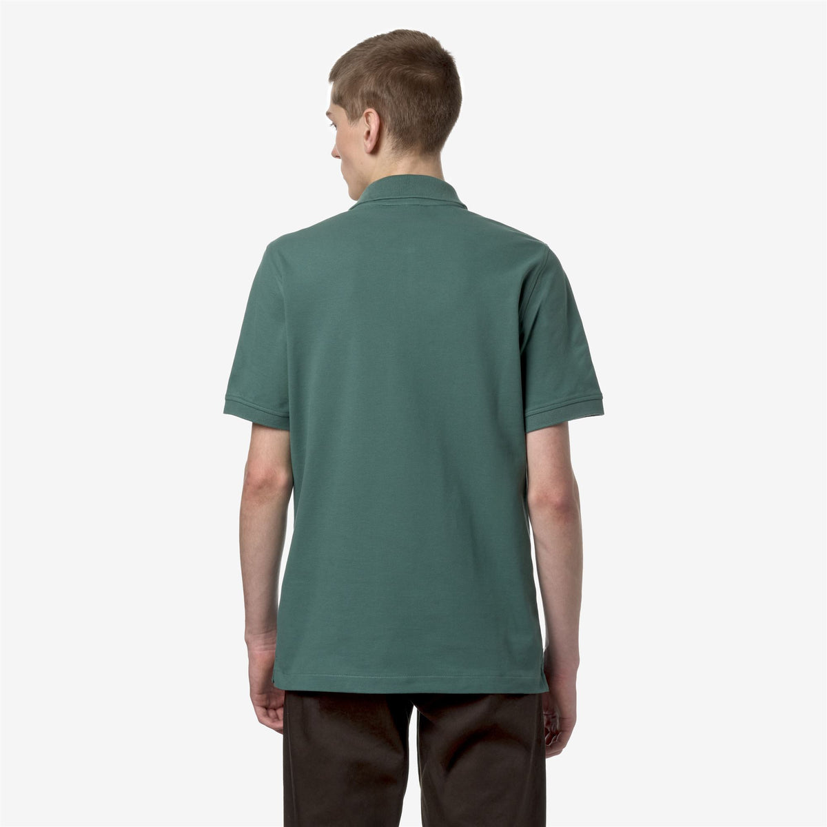 Polo Shirts_Man_VINNIE_Polo_Green Palm - Commercial 6