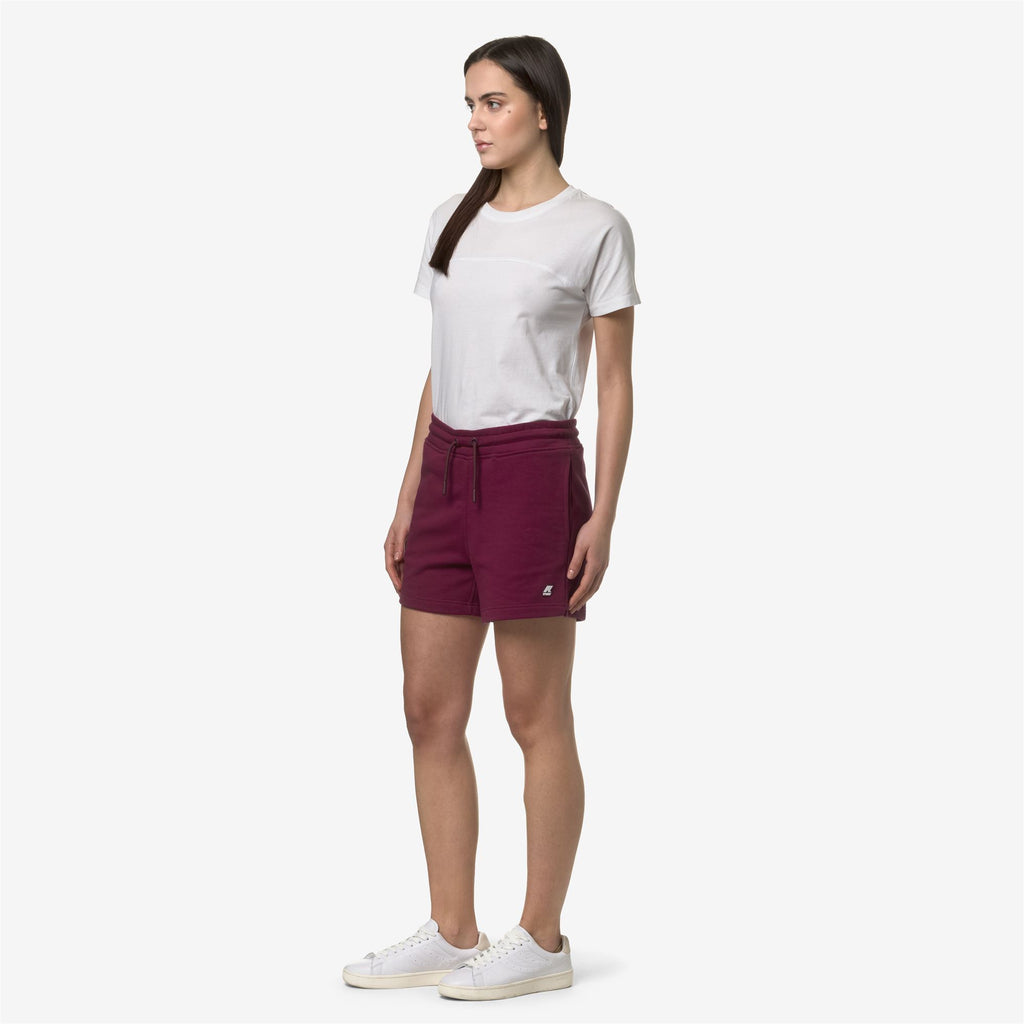 Shorts_Woman_RIKA_Sport Shorts_Red Dk - Commercial 5