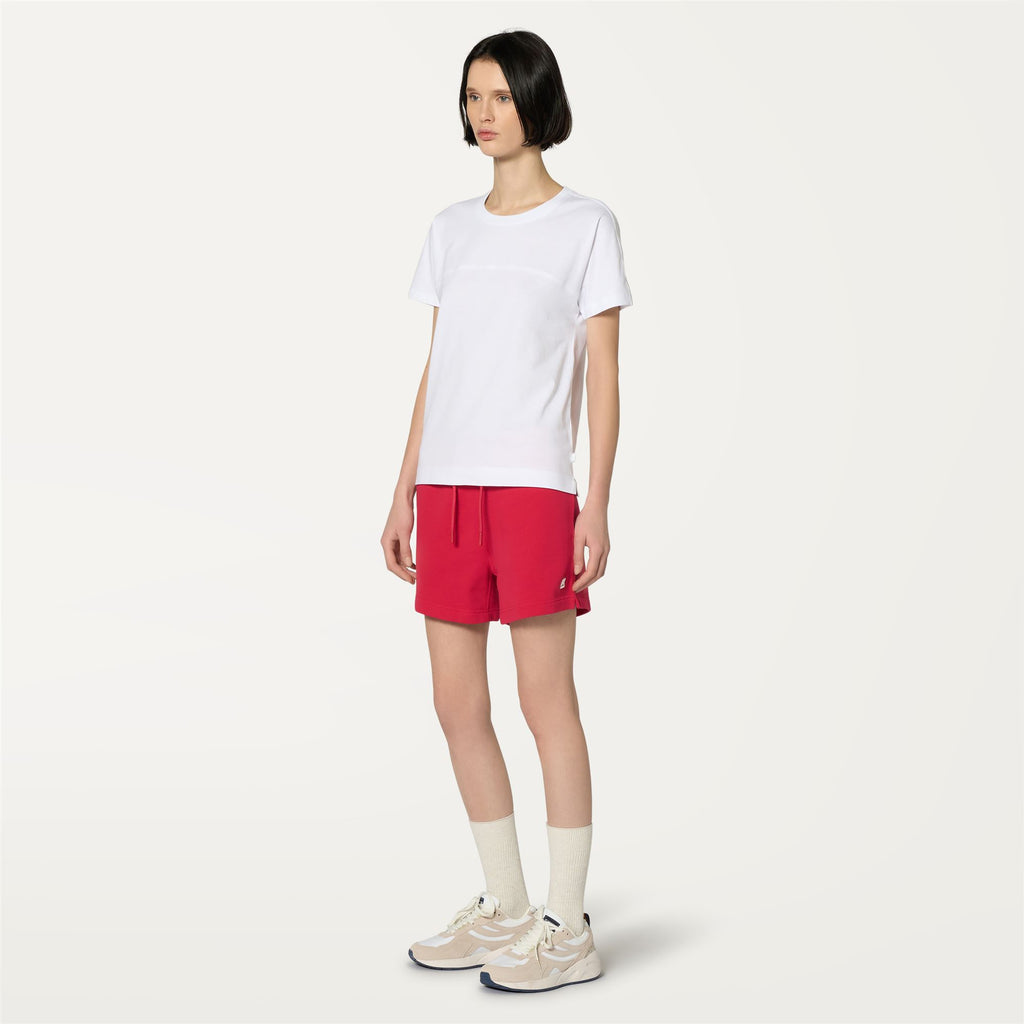 Shorts_WOMAN_RIKA_Sport Shorts_Red Berry - Commercial 5