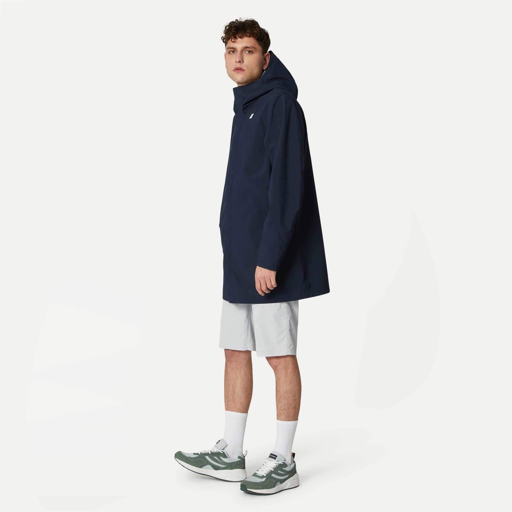 Jackets_MAN_Tommy Bonded Jersey_3/4 Length_Blue Depth - Commercial 5