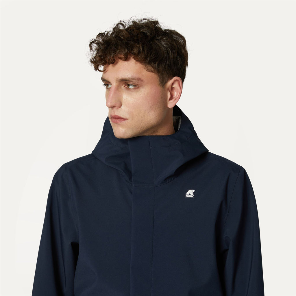 Jackets_MAN_Tommy Bonded Jersey_3/4 Length_Blue Depth - Commercial 7
