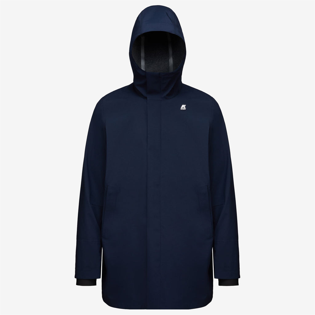 Jackets_MAN_Tommy Bonded Jersey_3/4 Length_Blue Depth - Commercial 1