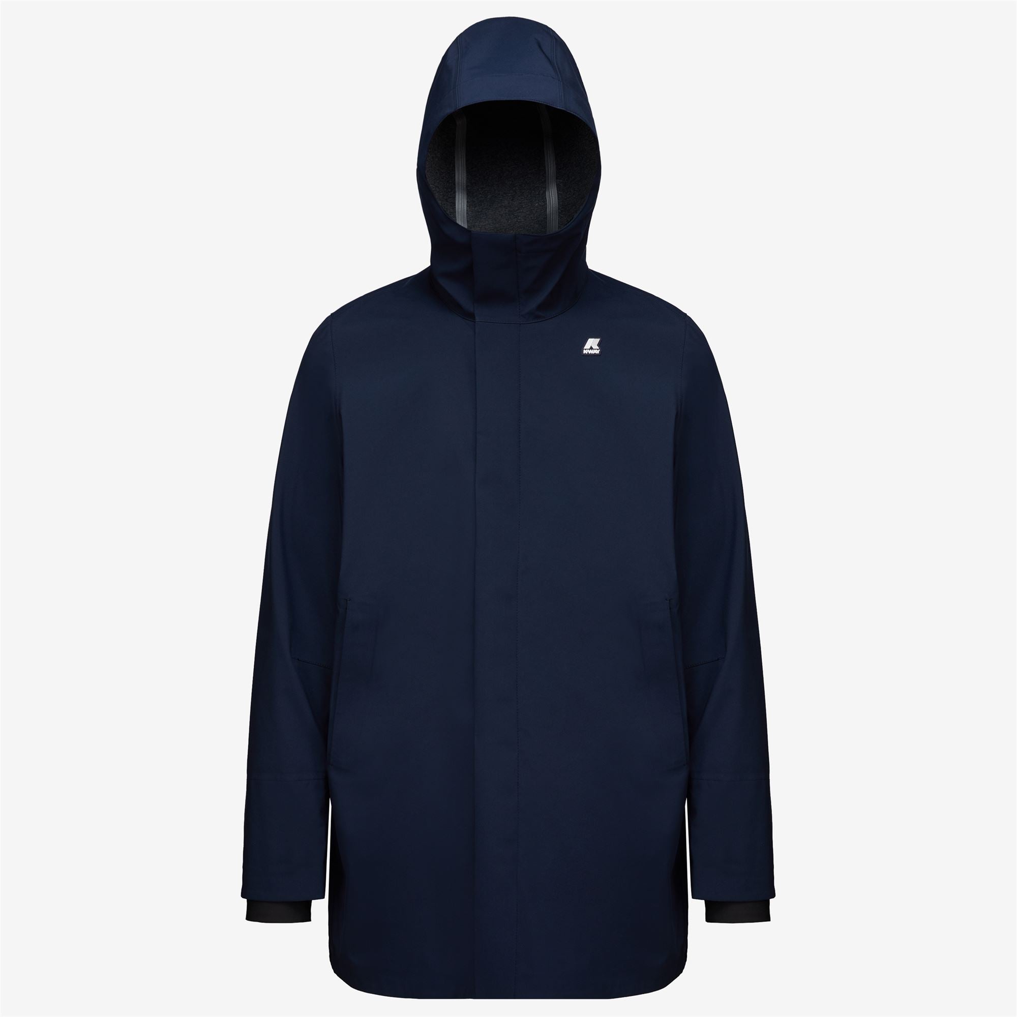 Jackets_MAN_Tommy Bonded Jersey_3/4 Length_Blue Depth - Commercial 1