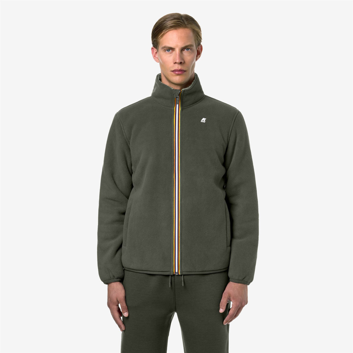 Fleece_Man_PASCAL SHERPA POLAR_Jacket_Green B-Green S - Commercial 4