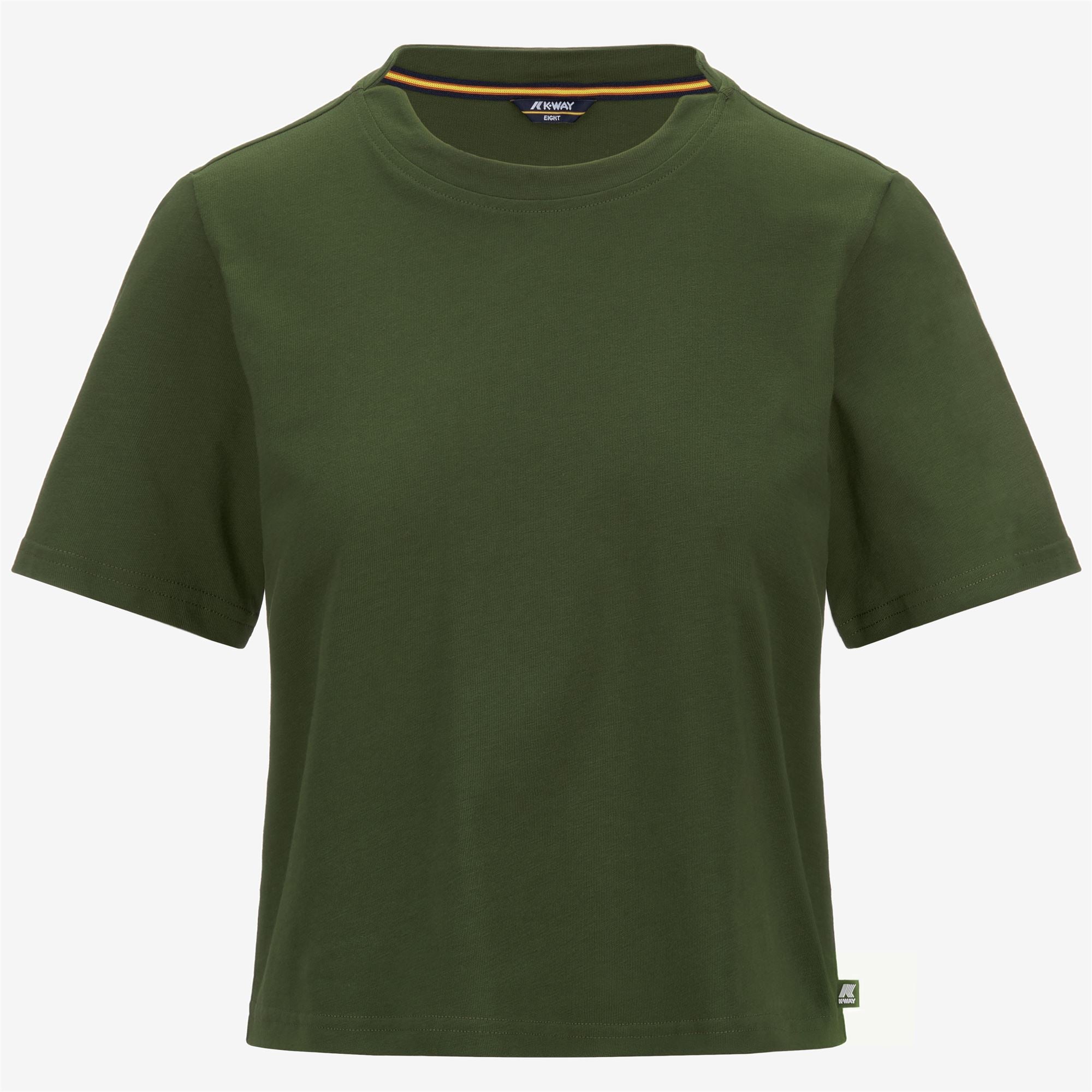 T-Shirts & Top_WOMAN_AMILLY_T-Shirt_Green Cypress - Commercial 1