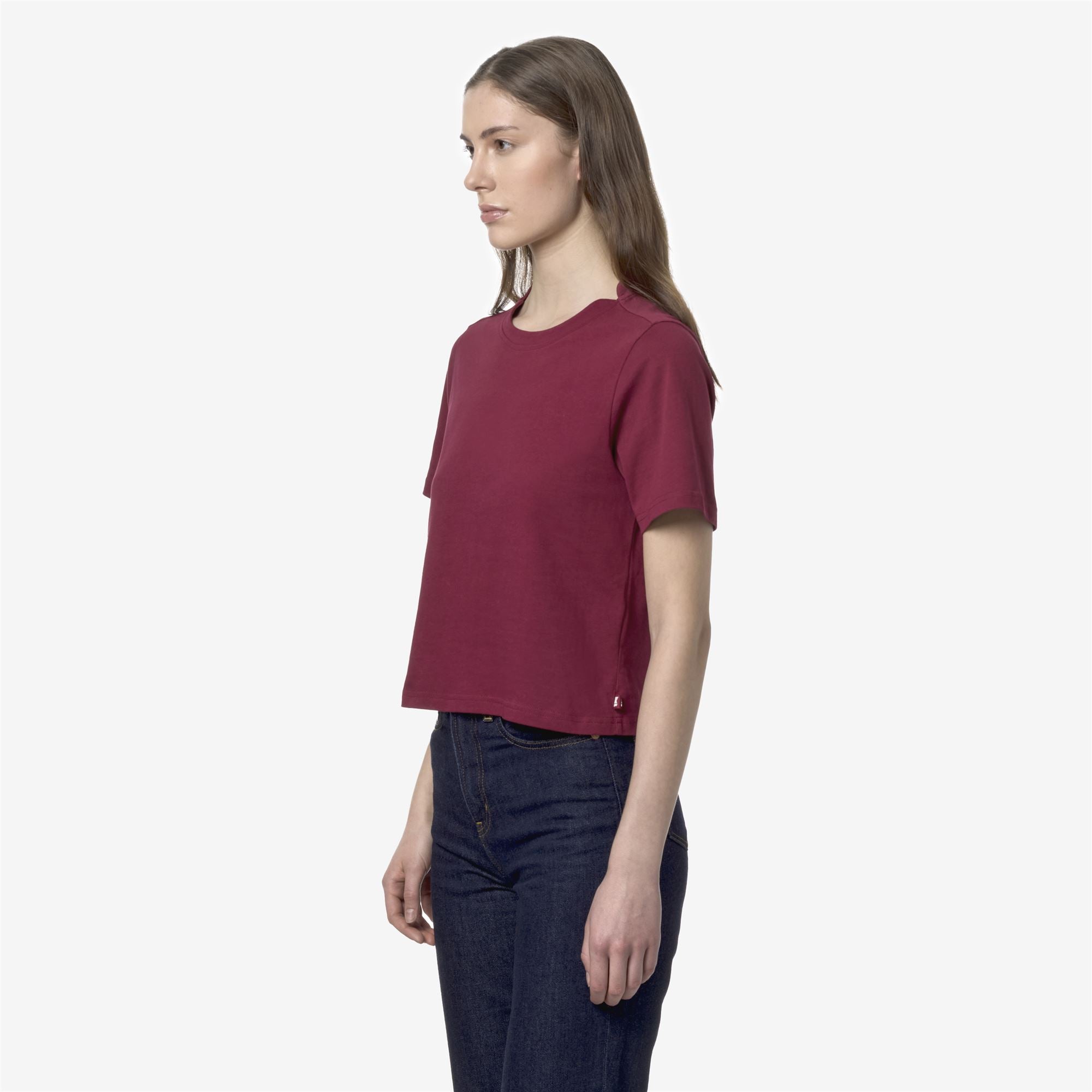 T-Shirts & Top_Woman_AMILLY_T-Shirt_Red Dk - Commercial 5