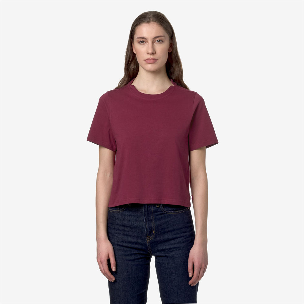 T-Shirts & Top_Woman_AMILLY_T-Shirt_Red Dk - Commercial 4