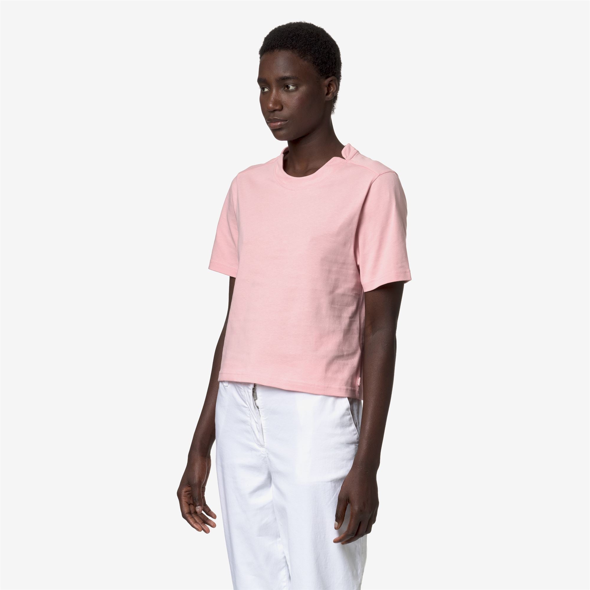 T-Shirts & Top_Woman_AMILLY_T-Shirt_Pink Ash - Commercial 5