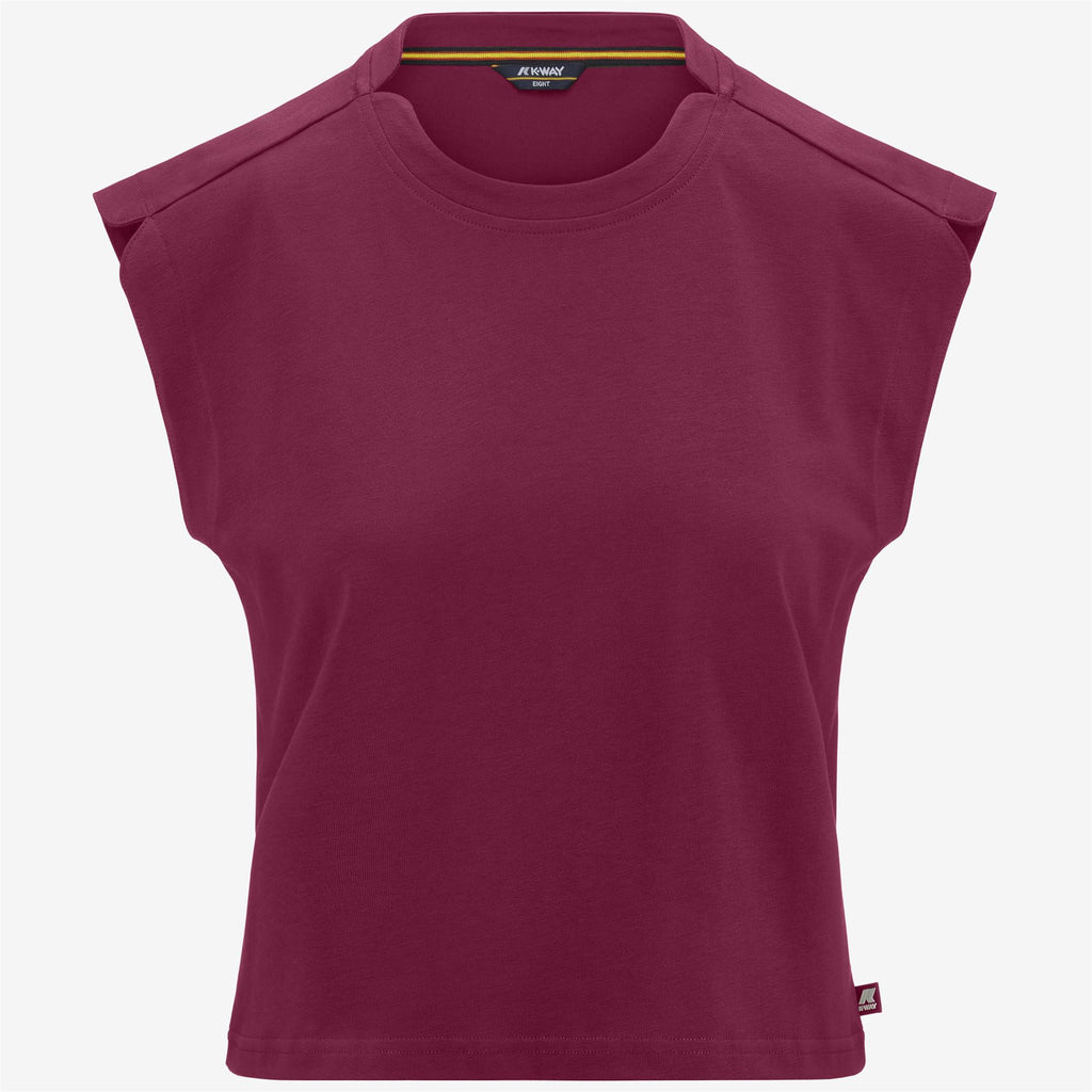T-Shirts & Top_Woman_LIMMY_Top_Red Dk - Commercial 1