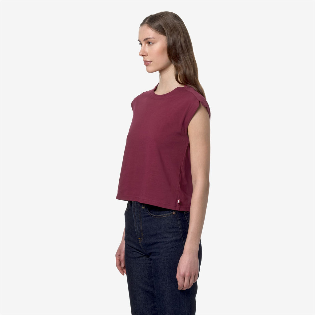 T-Shirts & Top_Woman_LIMMY_Top_Red Dk - Commercial 5