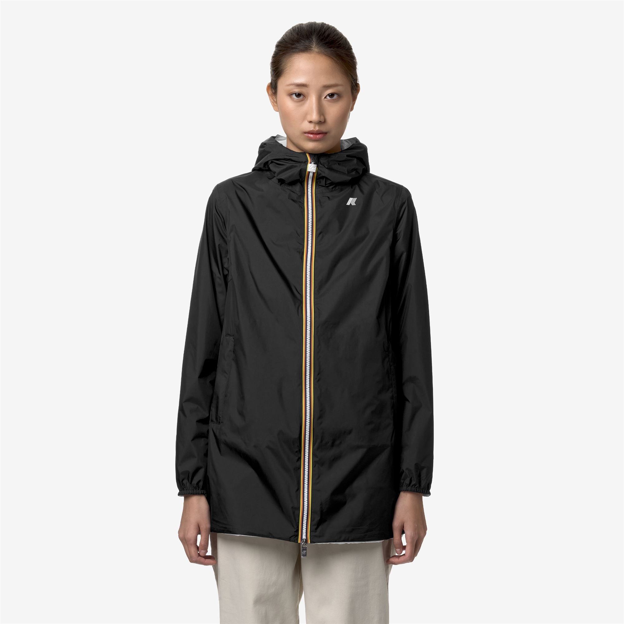 Jackets_WOMAN_SOPHIE PLUS.2 DOUBLE_Mid_Black P-White - Commercial 4