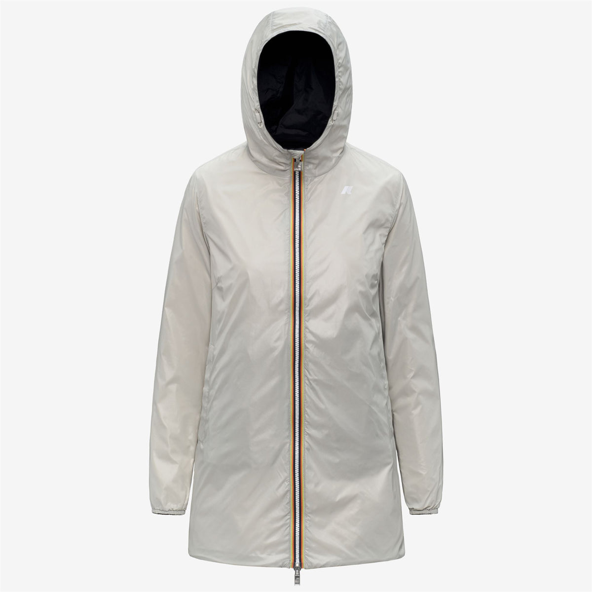Jackets_Woman_SOPHIE PLUS.2 DOUBLE_Mid_Black Pure - BEIGE LT - Commercial 2