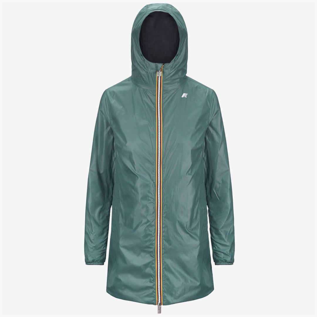 Blue Green Women's Reversible Waterproof Mid Jacket main