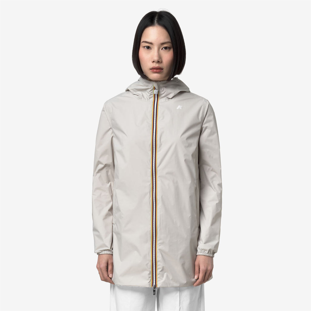 Jackets_Woman_SOPHIE PLUS.2 DOUBLE_Mid_BEIGE LT - White - Commercial 4