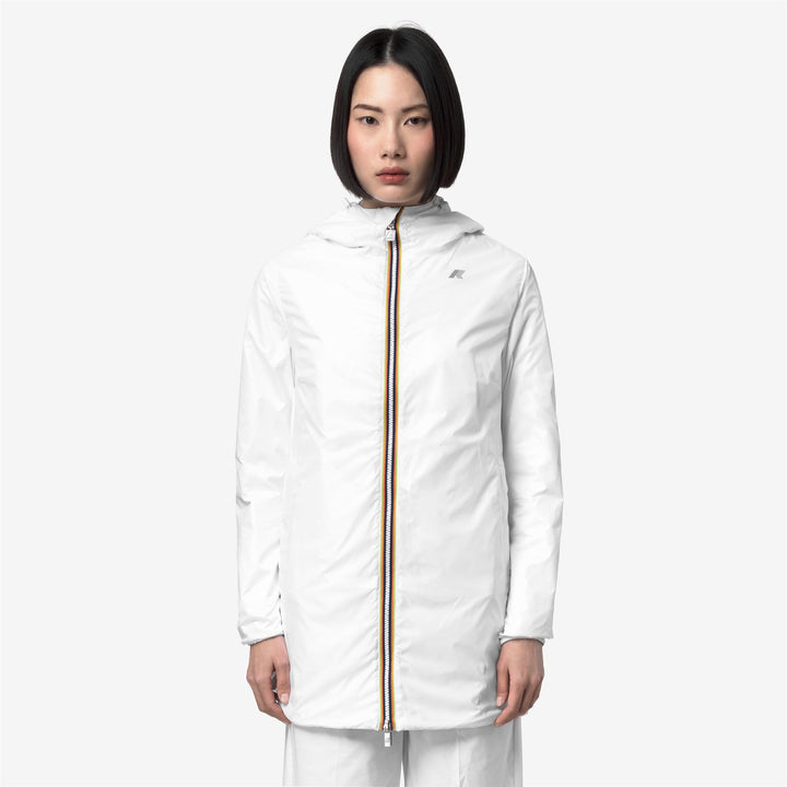 SOPHIE PLUS.2 DOUBLE Chaquetas Mitad Mujer BEIGE LT-White 4