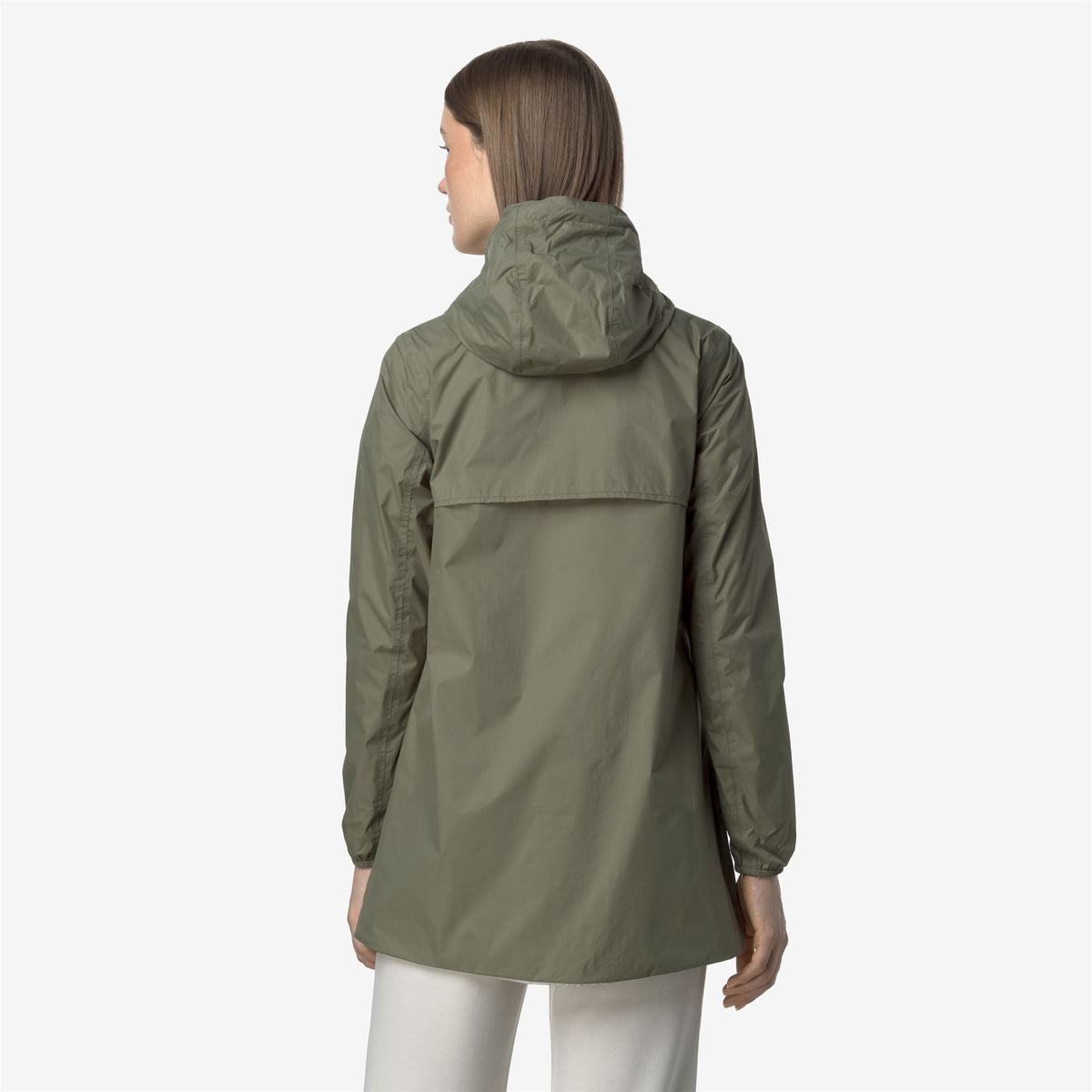 Jackets_WOMAN_SOPHIE PLUS.2 DOUBLE_Mid_Green Lichen - BEIGE LT - Commercial 6