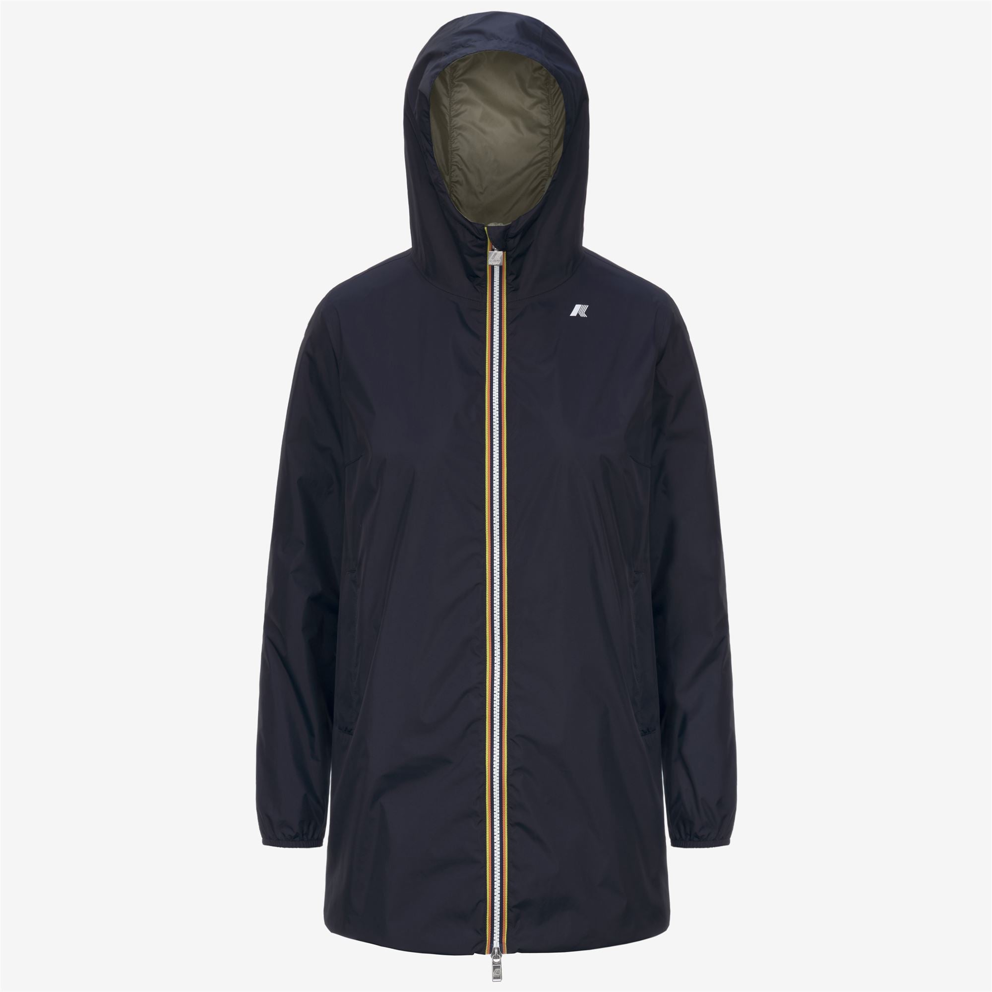Jackets_WOMAN_SOPHIE PLUS.2 DOUBLE_Mid_Blue Depth - Green Lichen - Commercial 1