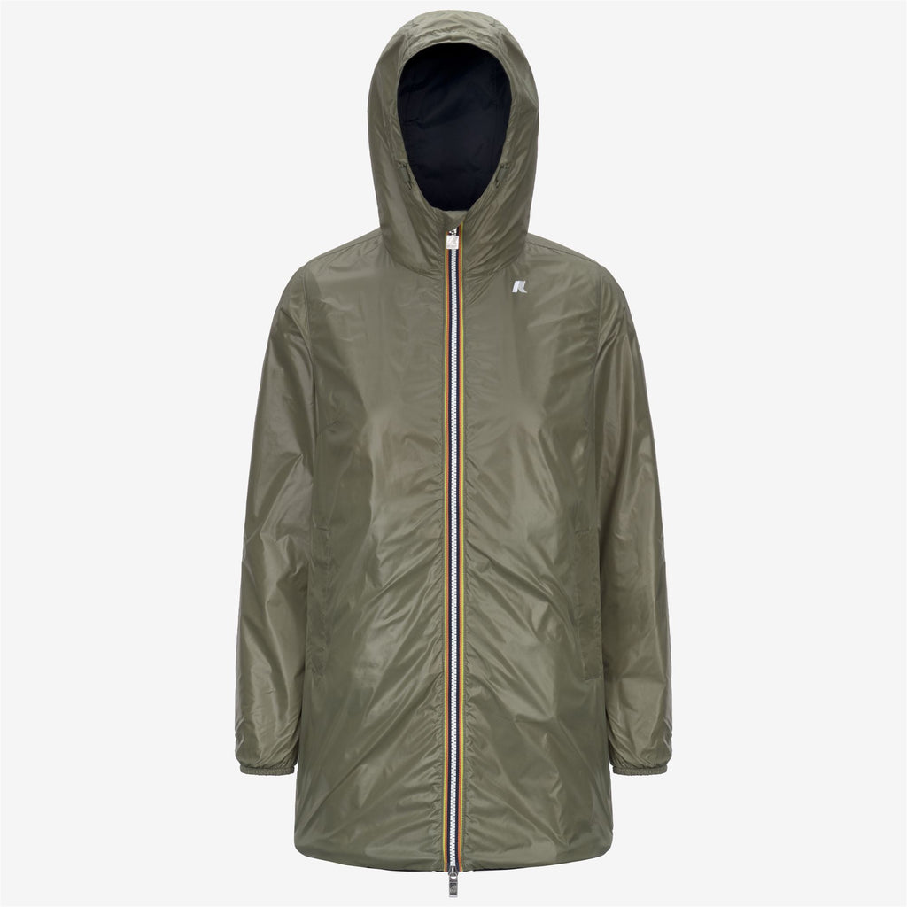 Jackets_WOMAN_SOPHIE PLUS.2 DOUBLE_Mid_Blue Depth - Green Lichen - Commercial 2