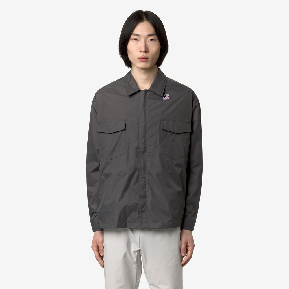 Smoky grey Unisex Waterproof Short Jacket for Variable Weather 02