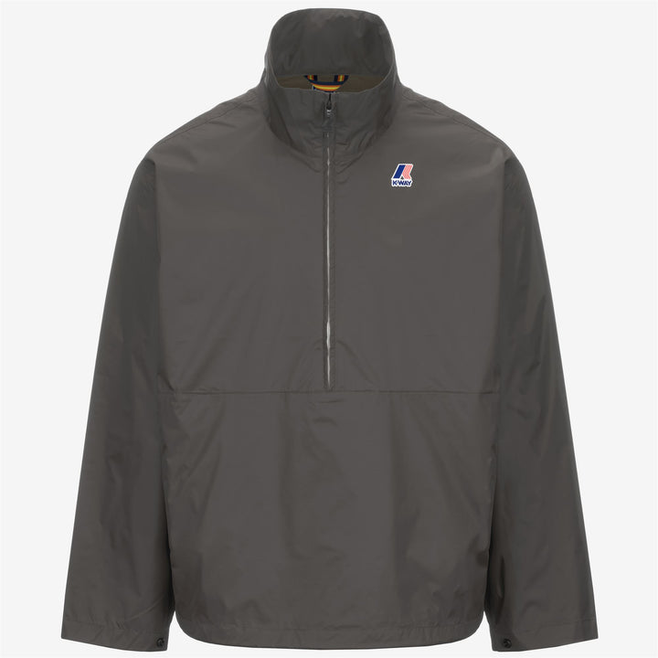 Giacca Corto Impermeabile Unisex Grigio Fumo per Mete Variabili 1