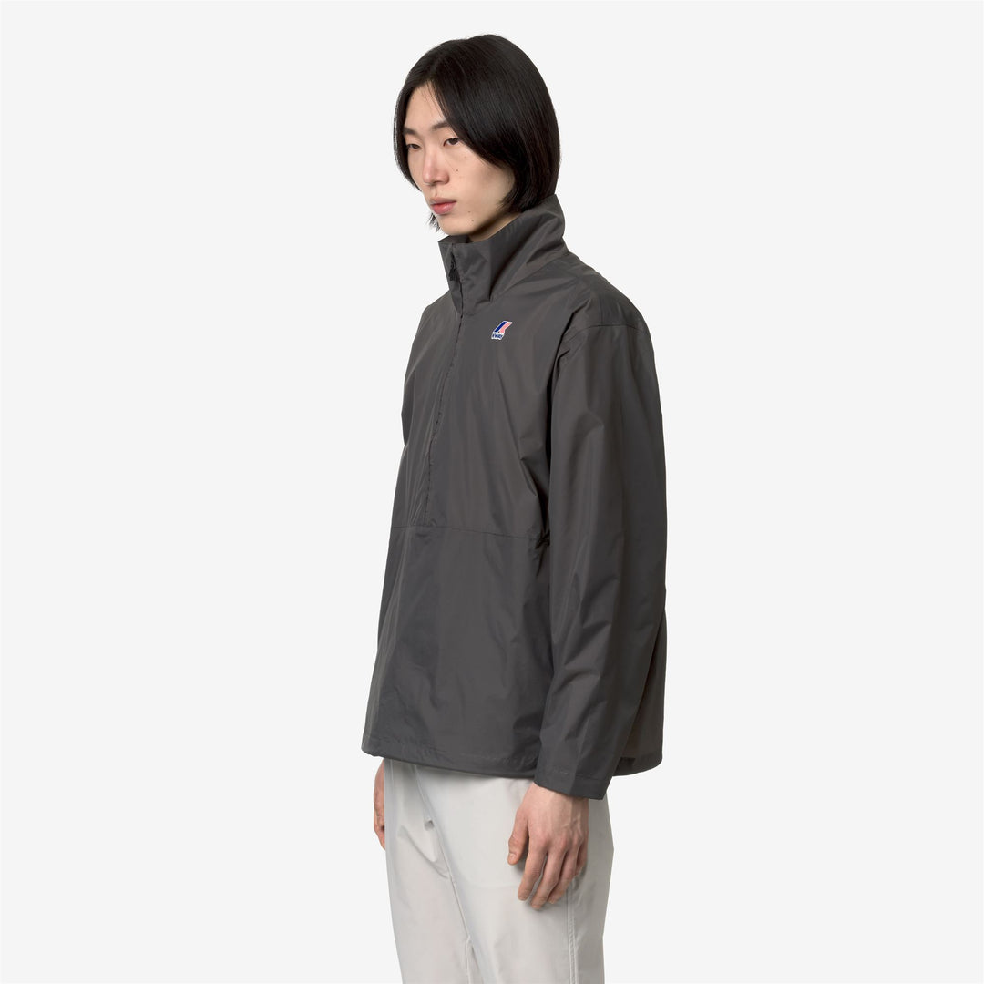 Giacca Corto Impermeabile Unisex Grigio Fumo per Mete Variabili main